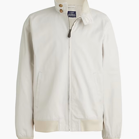 J. Crew Factory Men's Lightweight Cotton-blend Jacket in Stone, size S, NWT - Picture 1 of 3